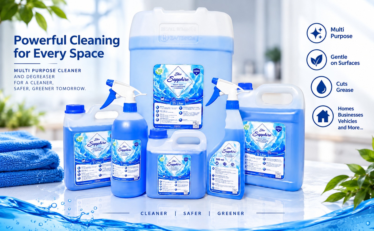 Blue Sapphire cleaner
